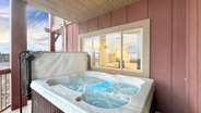 ...and easy access to the hot tub.