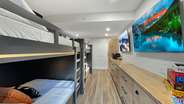 There's plenty of storage space for all of the guests that stay in this room.
