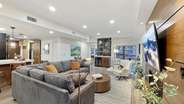 Be sure to relax in the living room and enjoy the cozy sitting areas, the bar, the TV, and the fireplace.