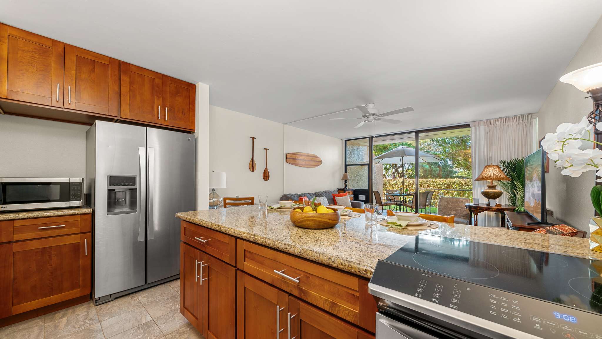 Maui Vista 1106 Kitchen with Stainless Steel  Appliances