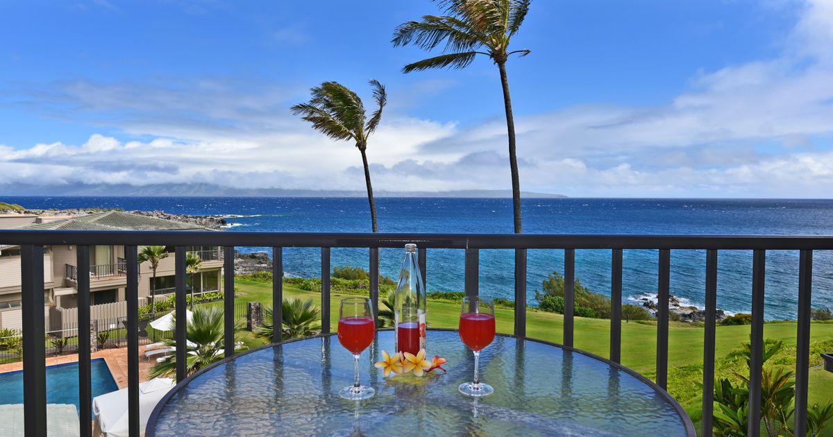 Kapalua Bay Villas 23B1 with AC Pool Maui Vacation Rentals Maui