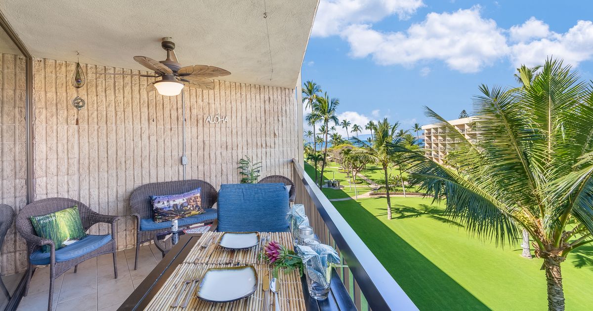 Spacious Condo Maui Sunset B402 Maui Vacation Rentals Maui Paradise