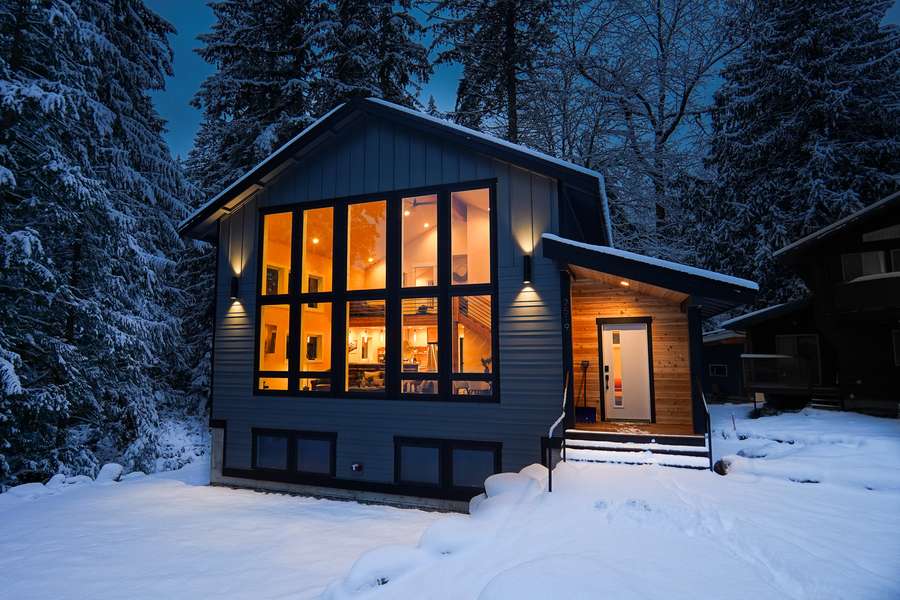 Luxury Cabin Interior near Mt Baker