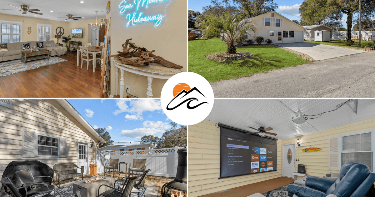 Sea Mountain Hideaway PetFriendly North Myrtle Beach Home Sea