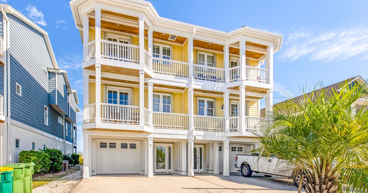 Kure Beach Oceanfront Vacation Rentals Pleasure Island Properties, Inc