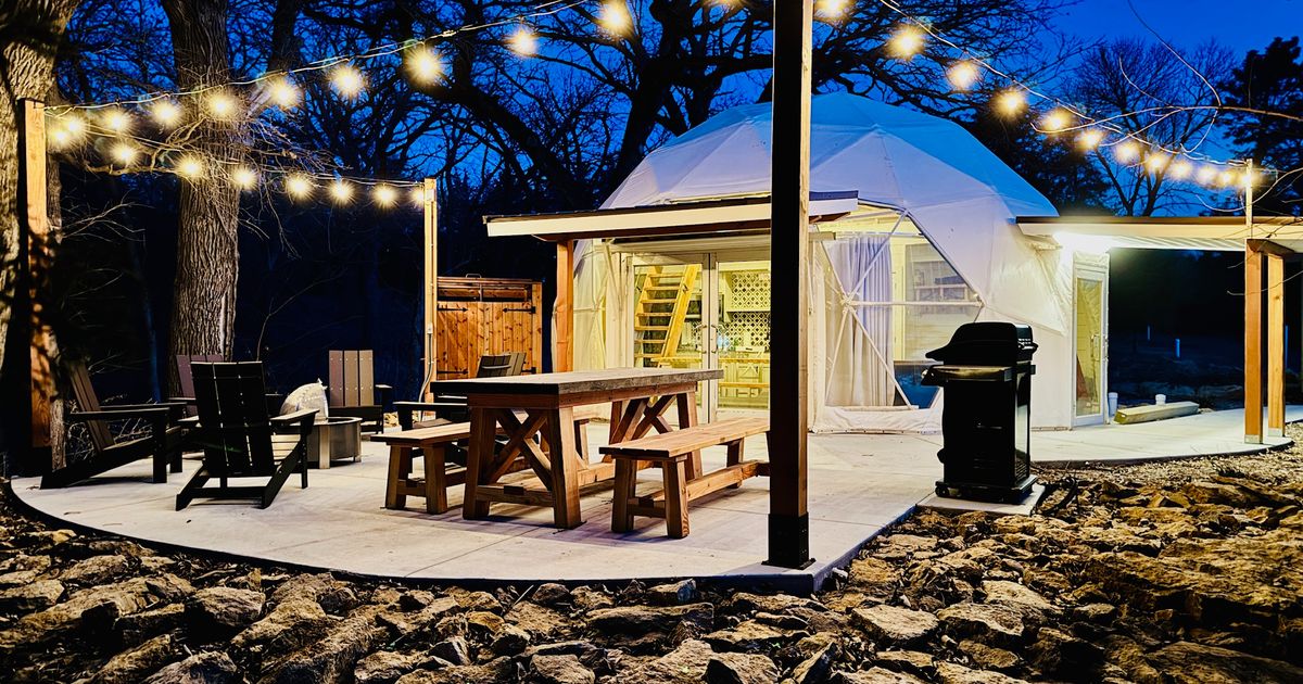 Farmhouse Dome Ashland Glamping Ashland Glamping Nebraska