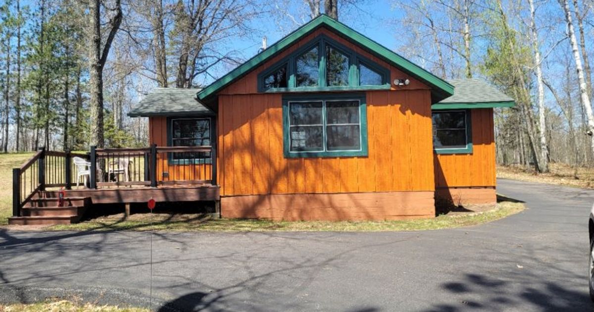 Cute cozy 2 bedroom vacation rental in Barnes Wisconsin North Country