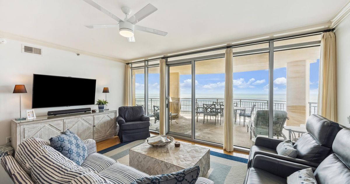 Illustration of Oceanfront Luxury Penthouses For Rent Galveston