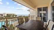 Main balcony overlooks pool plus Gulf views