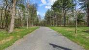 Driveway from the street to the site