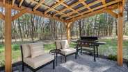 Blackstone griddle in the covered patio