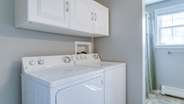 Laundry in second floor bath