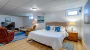 Lower level family room/King bed