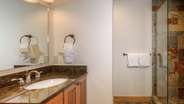 Downstairs king suite attached bathroom