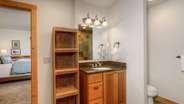 Downstairs king suite attached bathroom