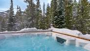 Brand new hot tub located on the main level deck, where ski access is located