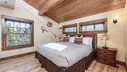 Upstairs king suite with attached bathroom