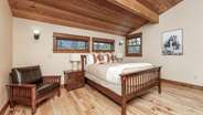Upstairs queen suite with attached bathroom