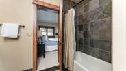 Lower level king suite attached bathroom