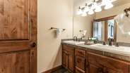 Lower level hall bathroom