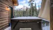 Brand new hot tub located on the main level deck, where ski access is located