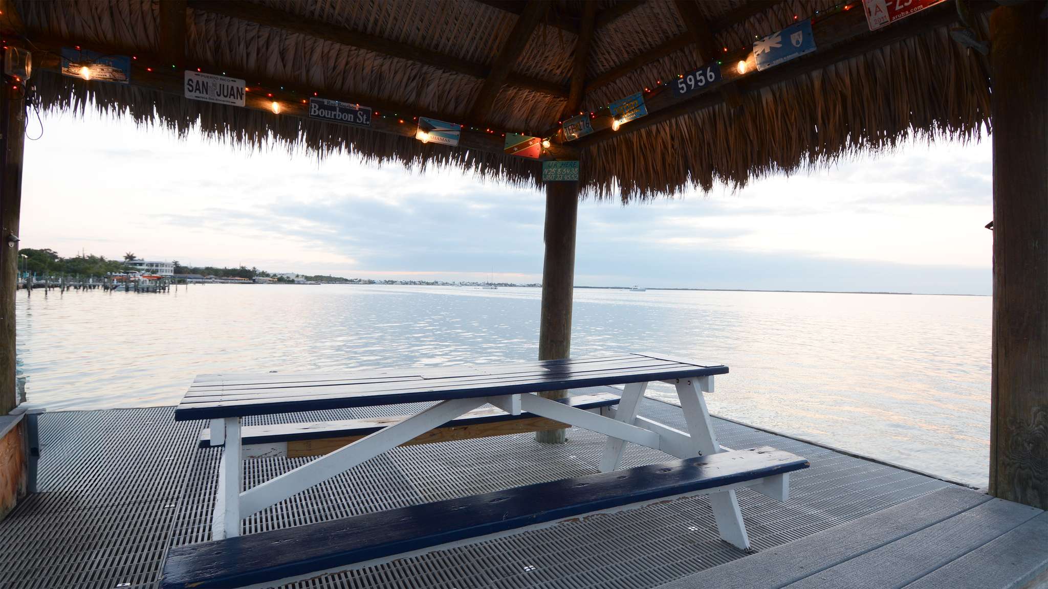 Tiki Hut on the Dock