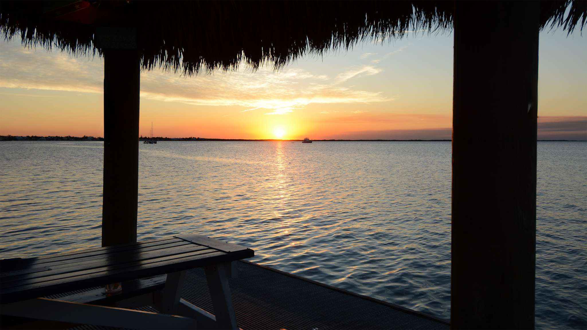 Tiki Hut on the Dock